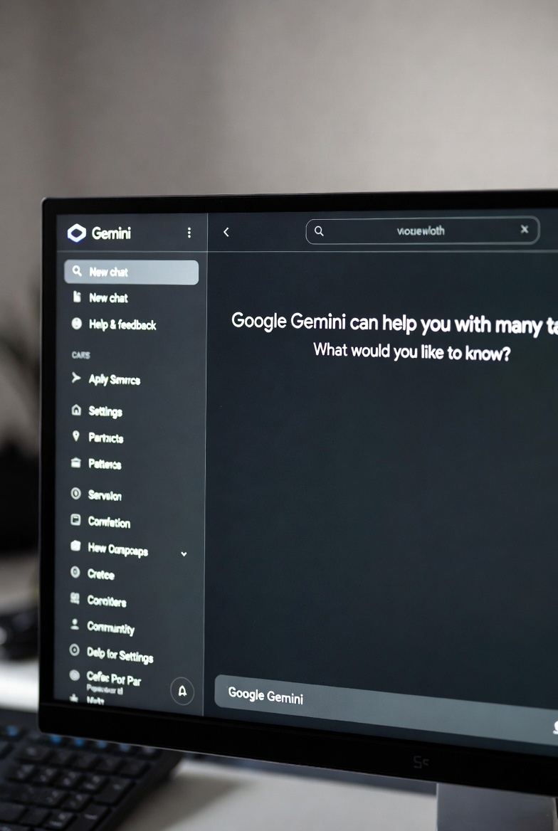 Google Gemini AI interface