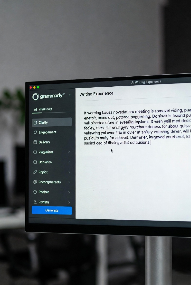 Grammarly AI writing experience